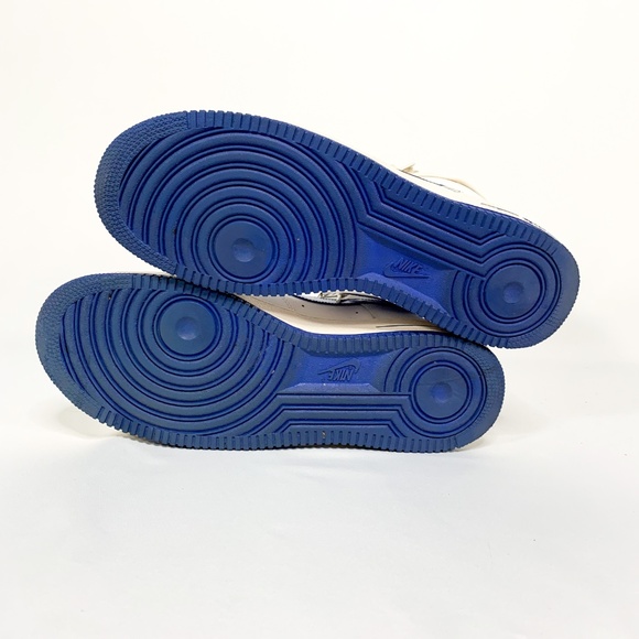 NIKE Air Force 1 1982 Remake White/Blue Trim - Picture 7 of 8